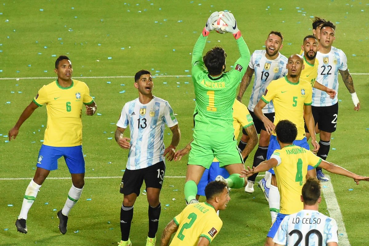 Eliminatorias Qatar 2022, Argentina Vs Brasil, Estadio San Juan Del Bicentenario.  Foto: Mariana Villa