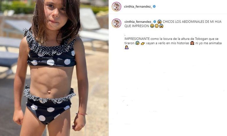 La foto de Francesca generó polémica en redes.