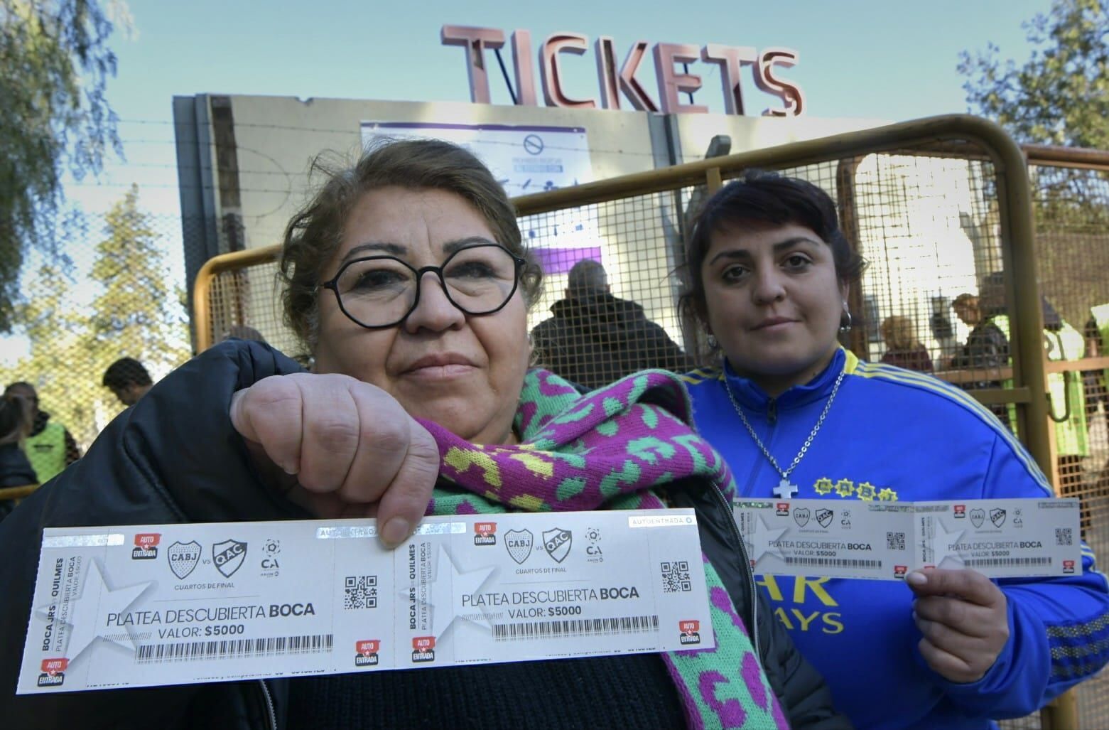 Venta de entradas de Boca vs Quilmes. Foto: Orlando Pelichotti