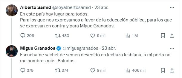 El tuit que destapó la polémica