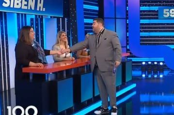 Darío Barassi sorprendido por una participante