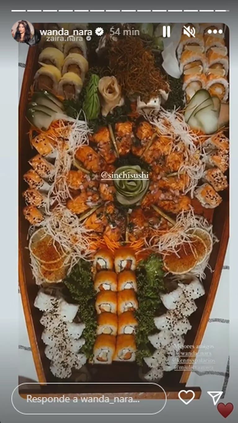 La empresaria pasó un día del amigo muy familiar.