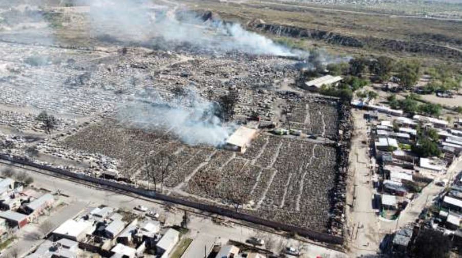 .Incendio en San Agustín: si se confirma que fue intencional, los autores podrían recibir hasta 15 años de prisión. Foto: Gentileza Municipalidad de la Ciudad de Mendoza
