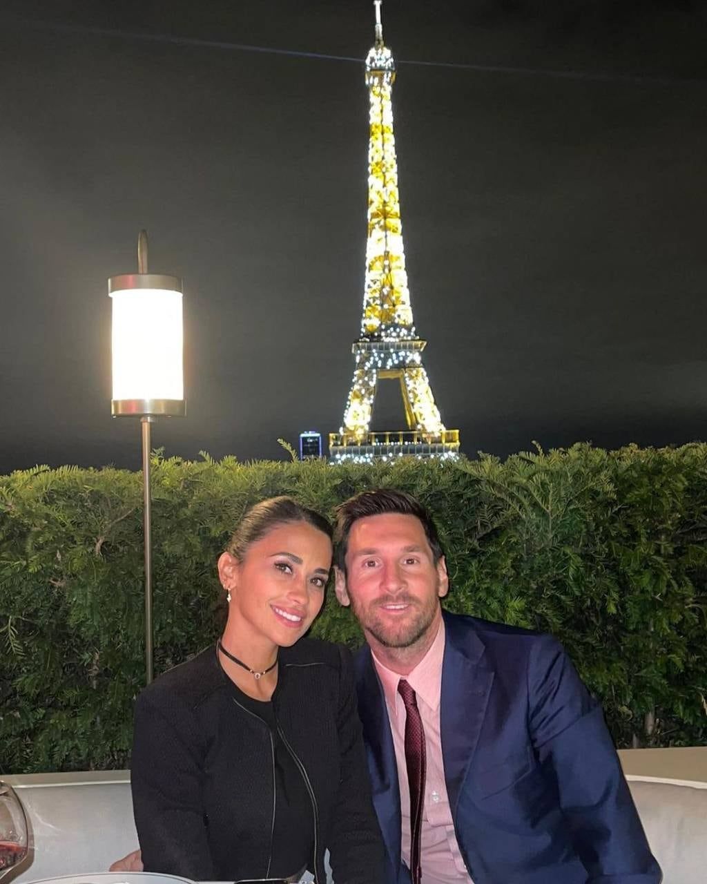 Antonela Roccuzzo y Lionel Messi
