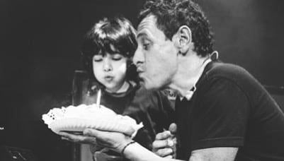 Ricardo Mollo y su hijo.