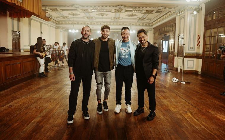 Se unieron la Konga y Luciano Pereyra.