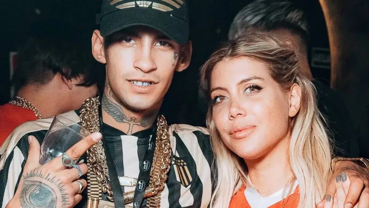 Wanda Nara y L-Gante. Gentileza: instagram lgante_keloke.
