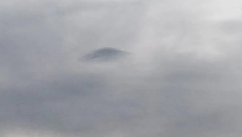 OVNI en el cielo de Olavarría - Gentileza Claudio Bonino/ Infocielo