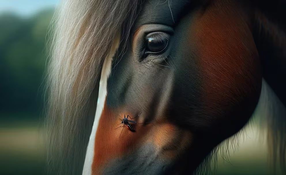 La encefalomielitis equina es una enfermedad viral que está ocasionando brotes en Argentina y es transmitida por varias especies de mosquitos.