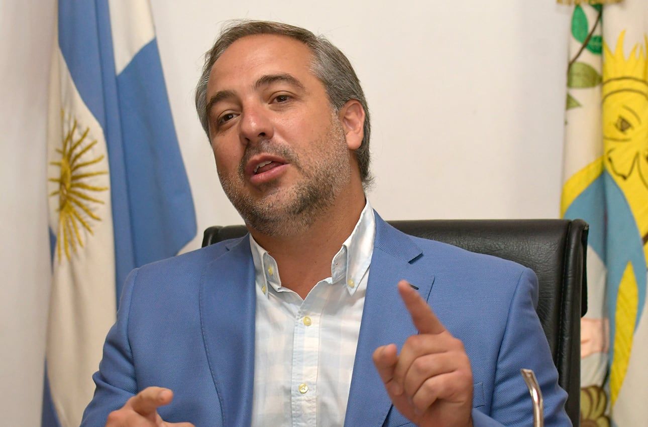 Matías Stevanato intendente del Departamento de Maipúfoto: Orlando Pelichotti