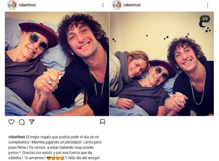 Pata Villanueva junto a sus dos hijos