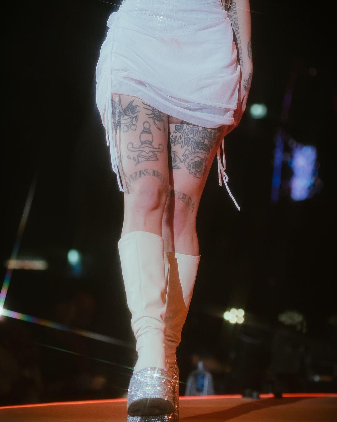 Así se vistió La Joaqui para el Luna Park / Instagram