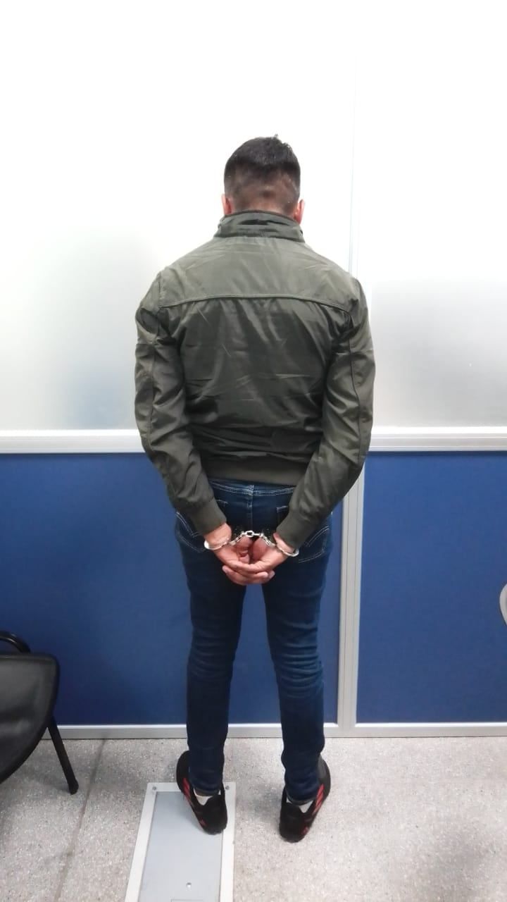 El camionero D. A.Q., de 44 años y de nacionalidad chilena, sigue detenido y no ha sido imputado. / Gentileza ministerio de Seguridad.