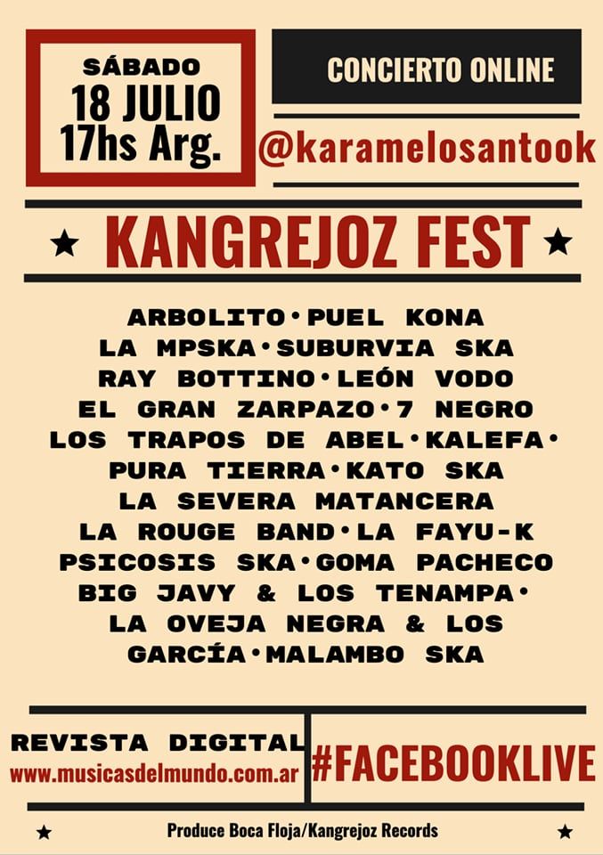 Junto a su banda, Jesús participará del ciclo que se transmitirá por la página de Karamelo Santo.