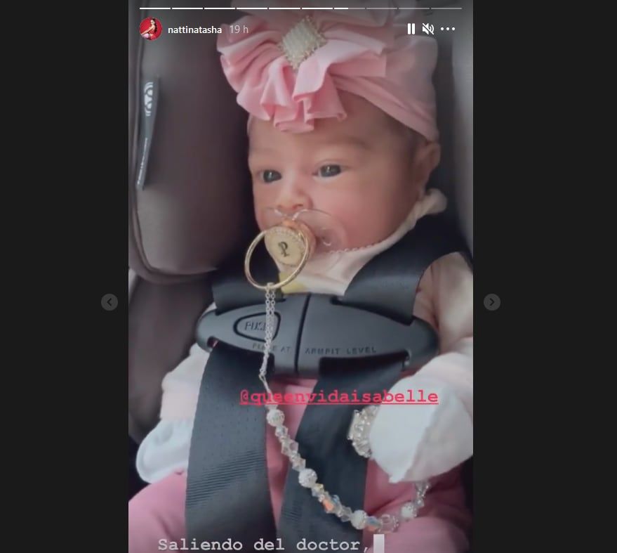 Nació Vida, la hija de Natti Natasha