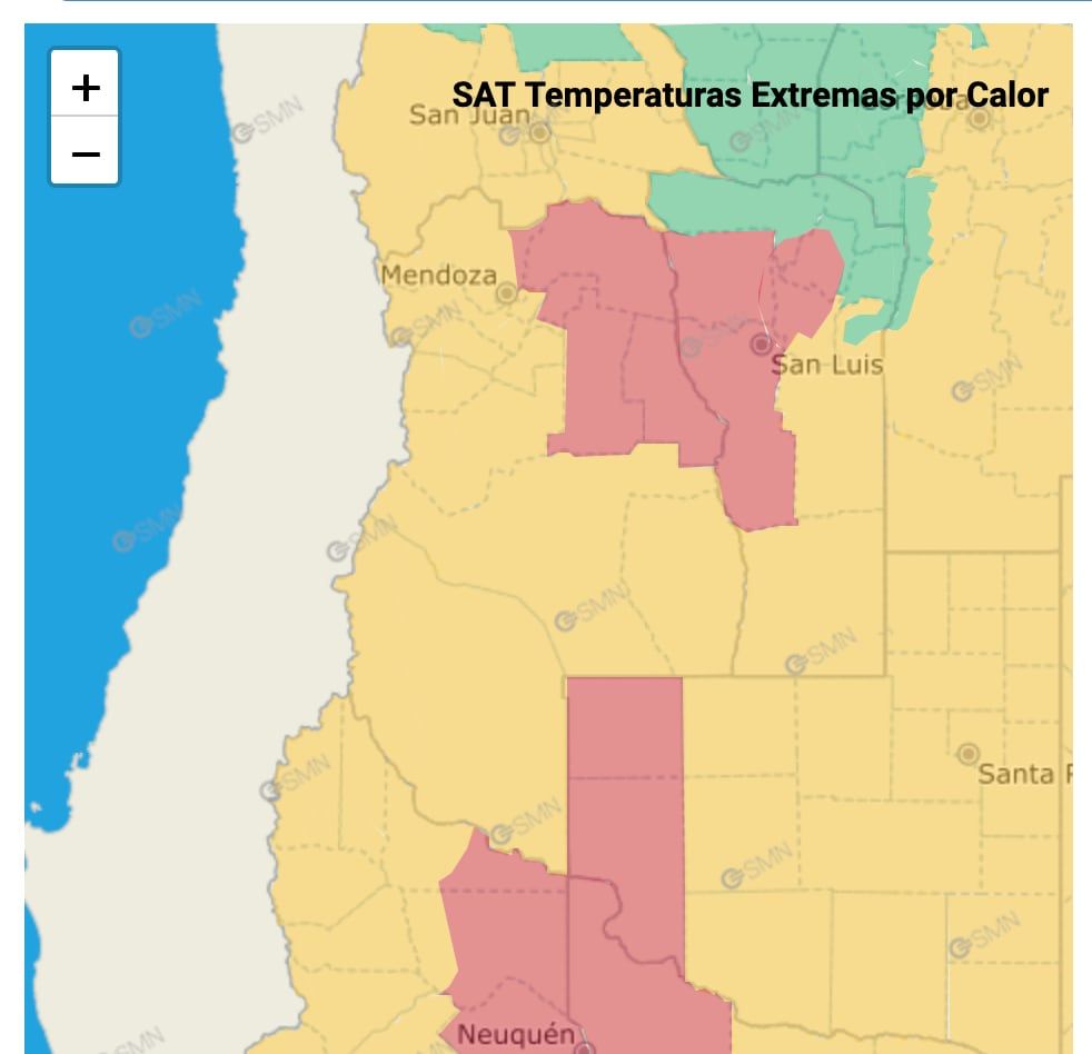 Hay alerta roja por calor intenso y naranja por tormentas fuertes en ...