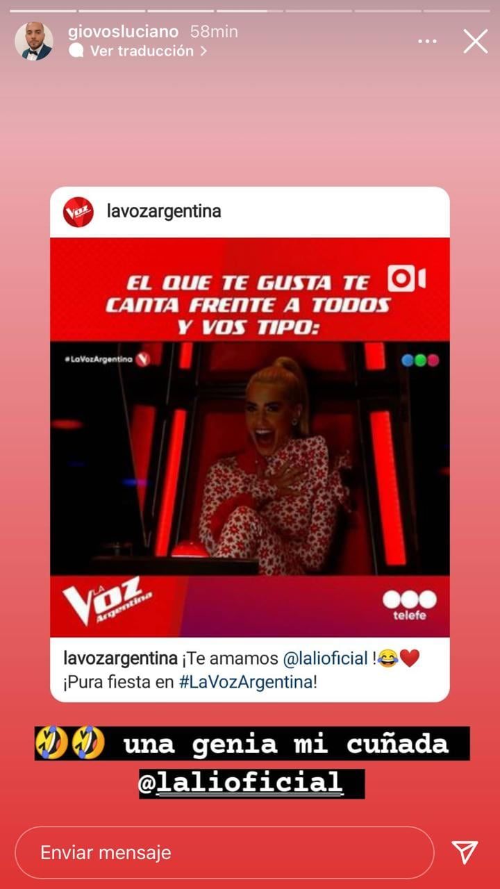 Lali Espósito y Facundo Giovos.