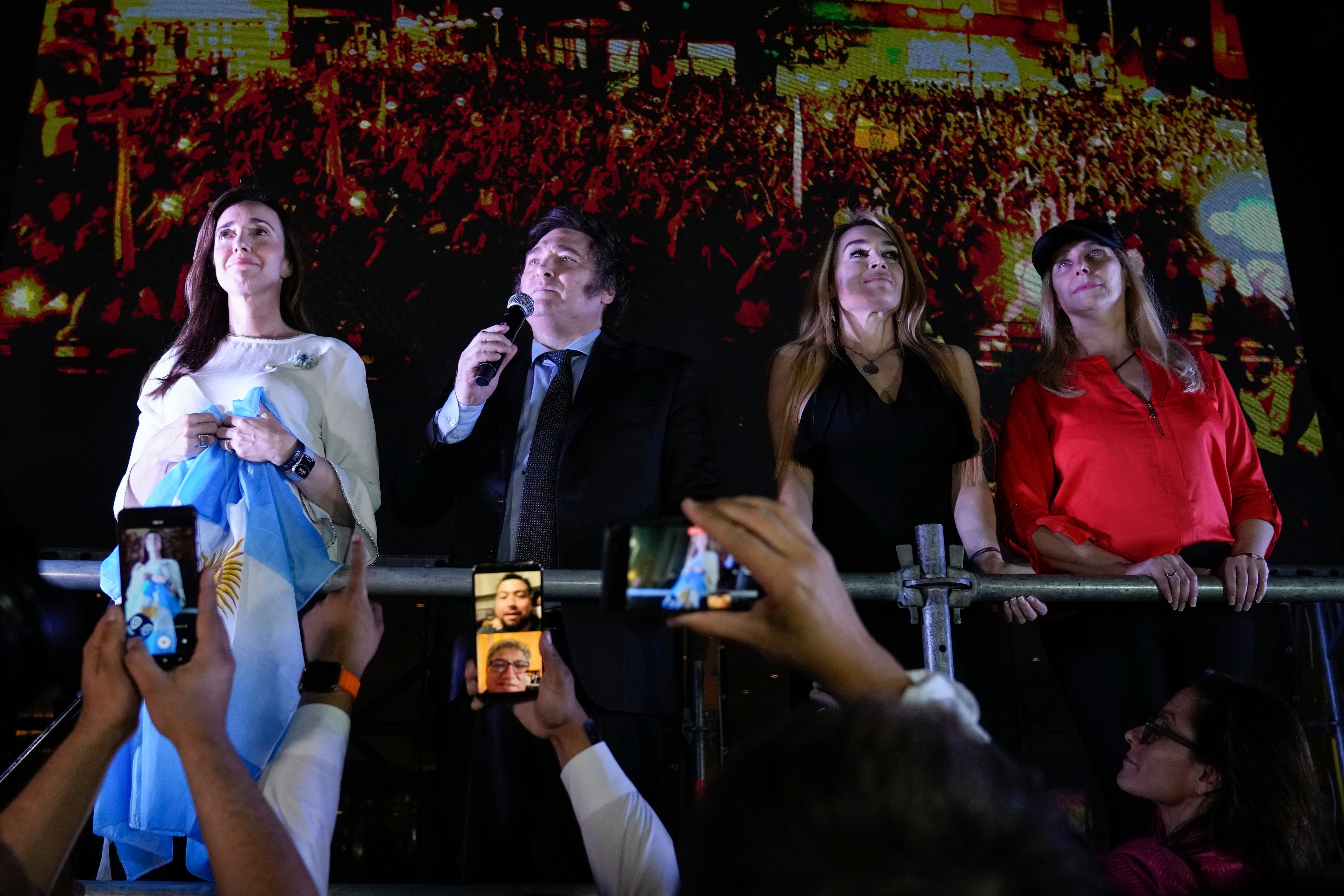 Javier Milei, de La Libertad Avanza.