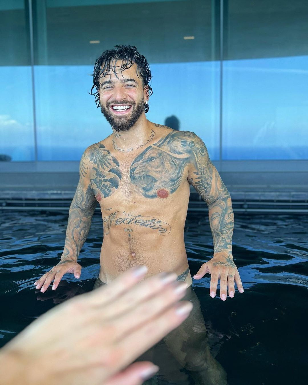 Maluma mostró de más en su cuenta de Instagram.