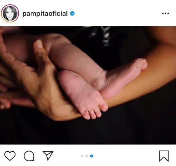 Publicación de Pampita, hace dos años
