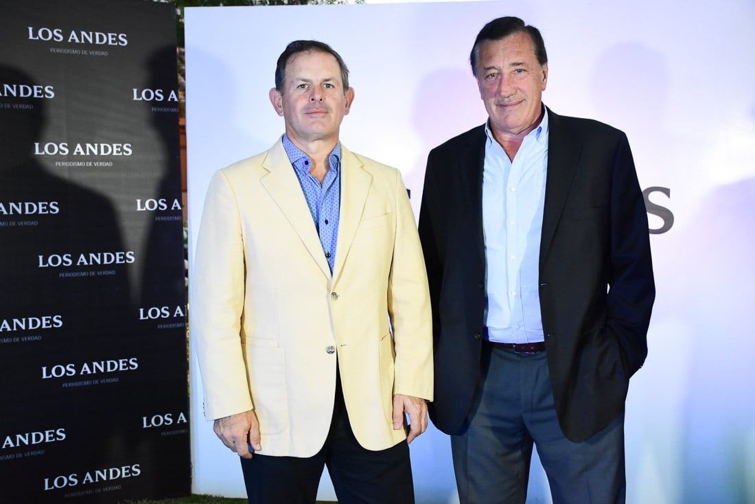 Aniversario 138 años de Diario Los Andes.Adolfo de la Reta y Carlos Faisntein
