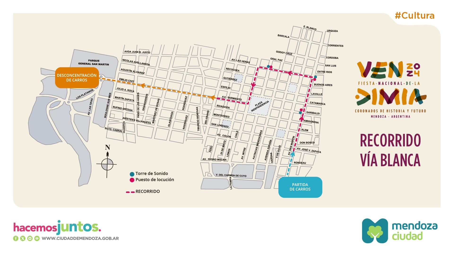 Recorrido Vía Blanca 2024
