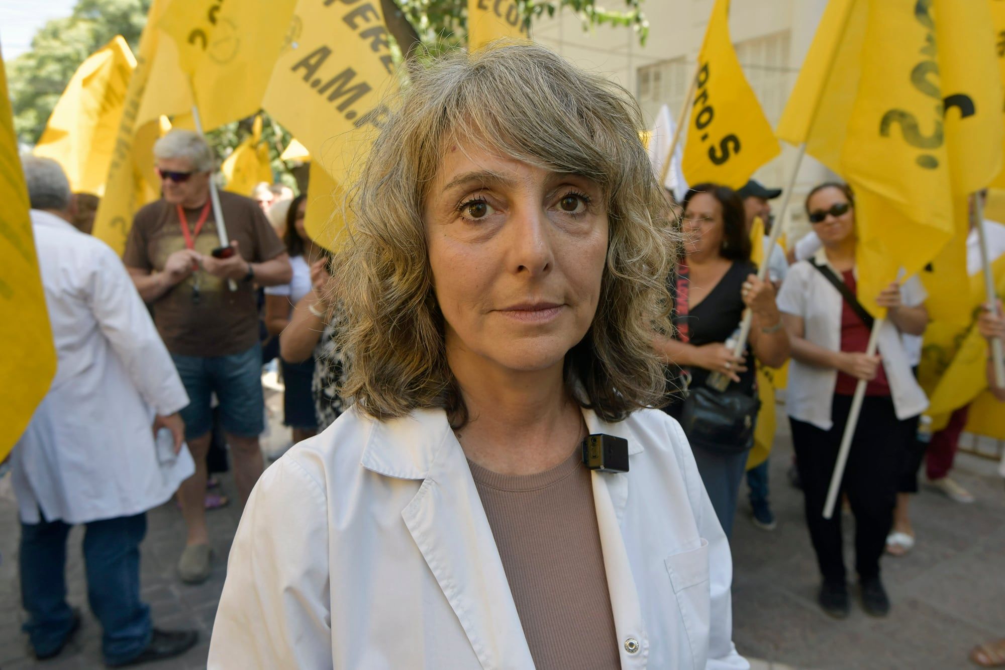La secretaria general de Ampros, Claudia Iturbe.

Foto: Orlando Pelichotti