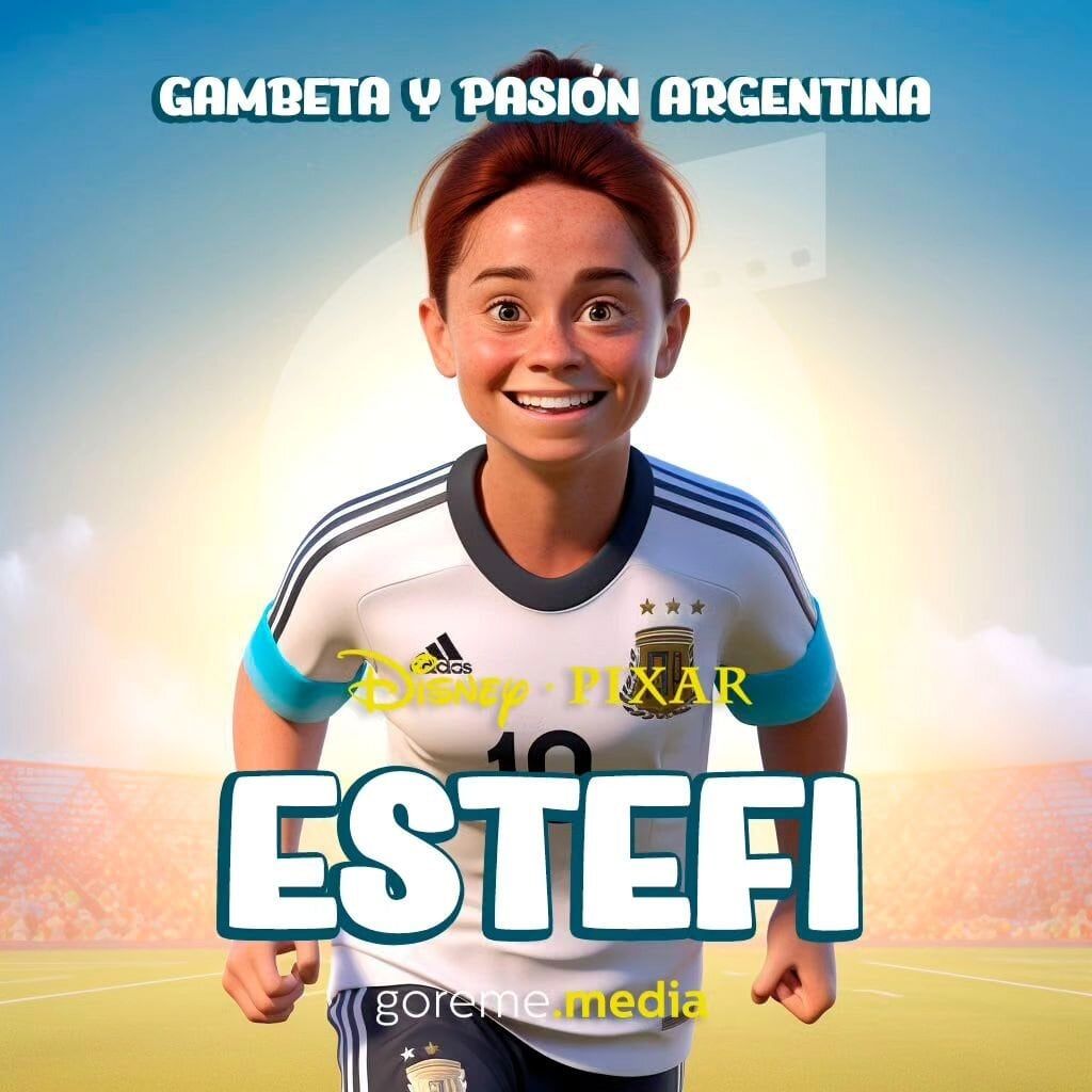 Convirtió a los famosos mendocinos en películas de Disney Pixar y el resultado es genial