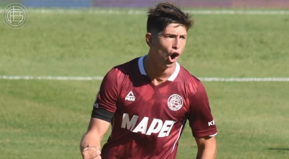 El mediocampista Belmonte (Prensa Lanús)