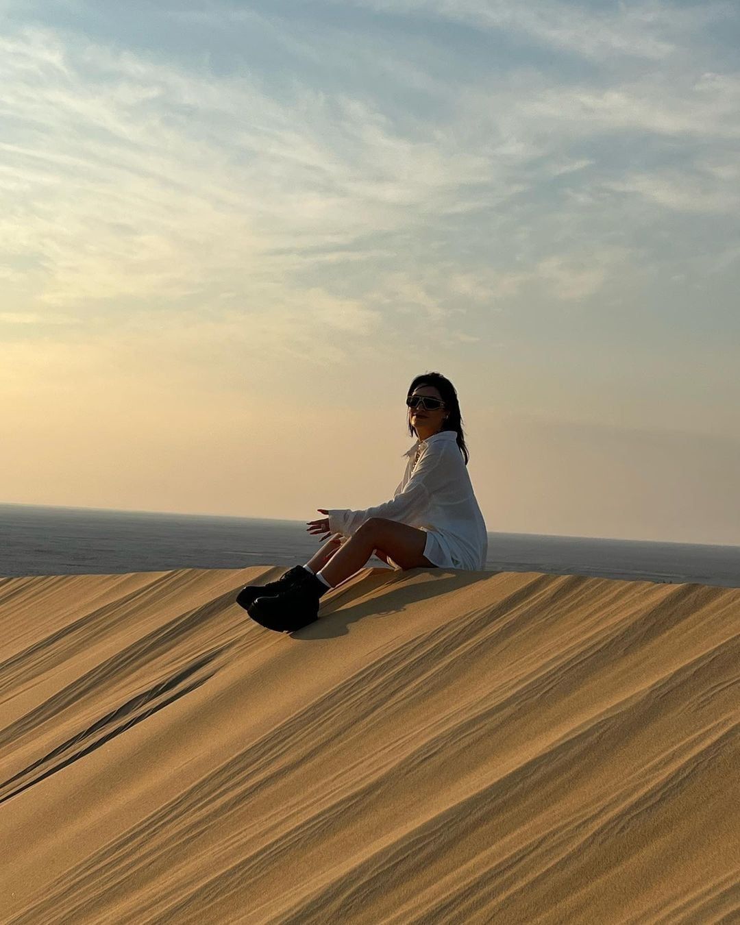 Lali Espósito desde Qatar.