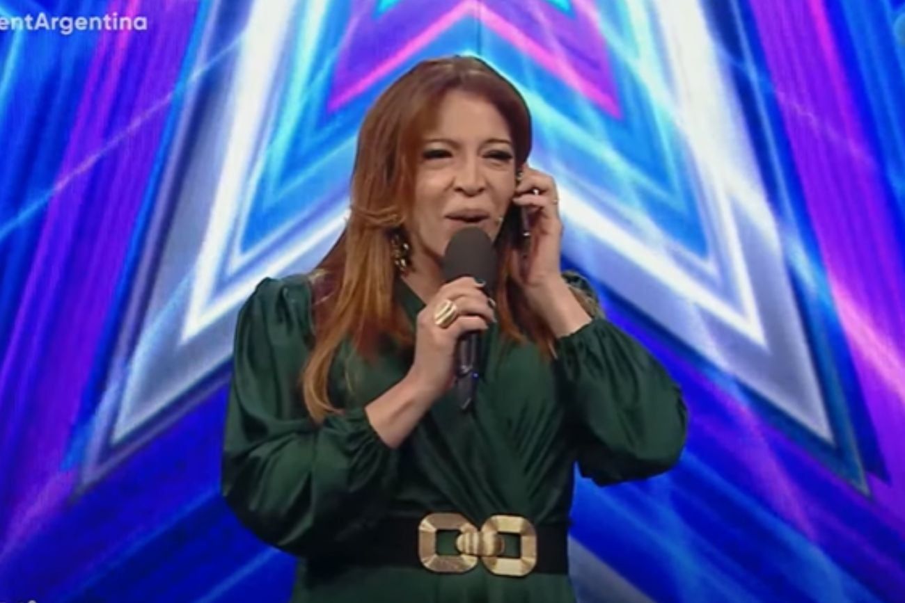 Lizy Tagliani en Got Talent Argentina / Captura
