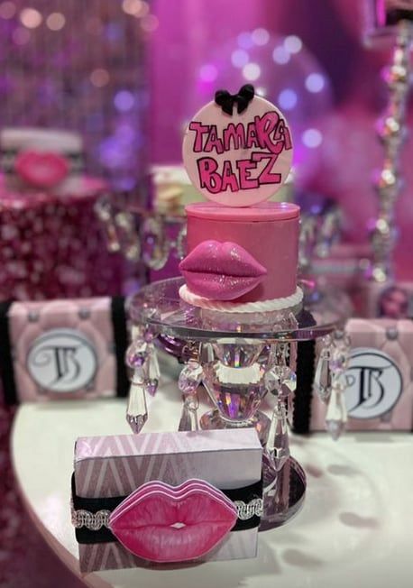 Los detalles del cumpleaños de Tamara Báez.