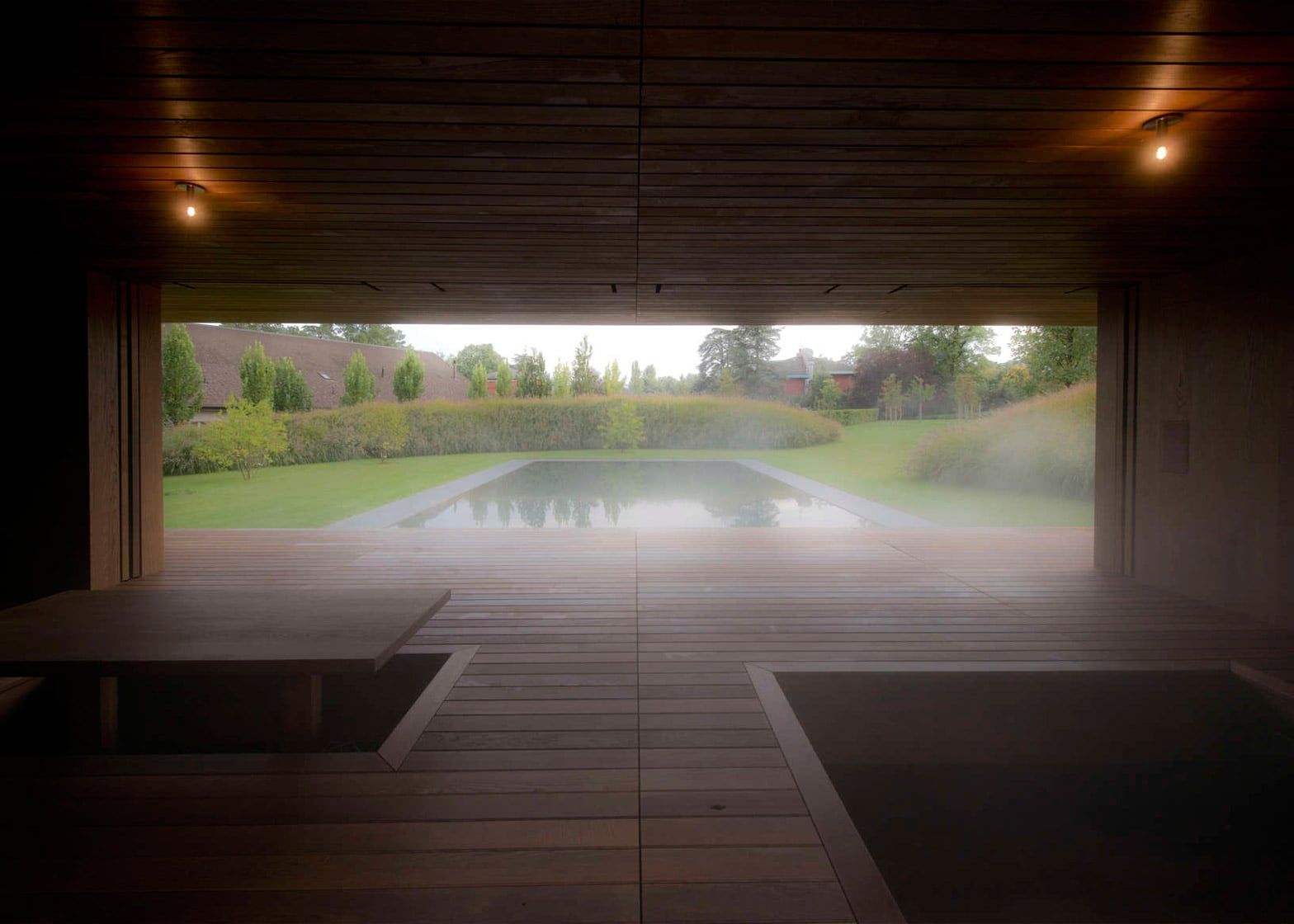 El Pabellón de Meditación y Jardín. Creado por GM Architects