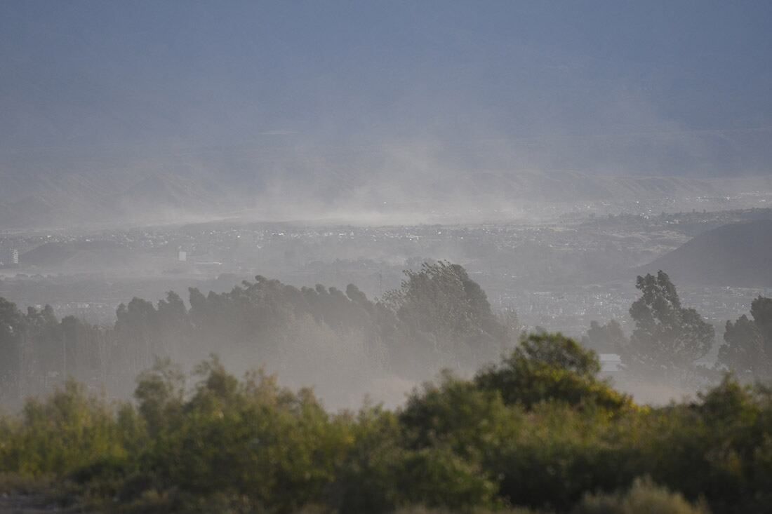 Zonda en Mendoza - Foto: José Gutiérrez / Los Andes