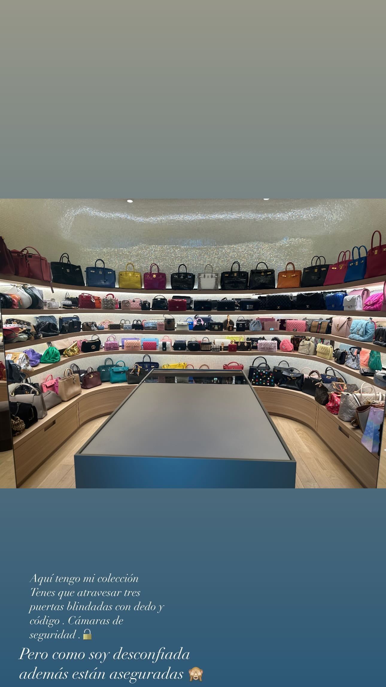 La extrema seguridad que Wanda Nara colocó para proteger sus bolsos, carteras y zapatos.