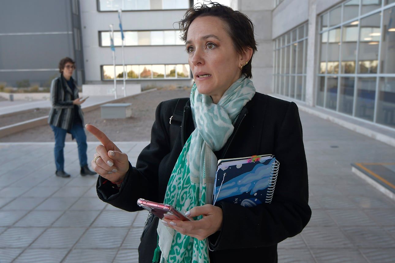 Elena Quinteros, abogada defensora de Janina Ortiz, secretaria de Gobierno de Las Heras. Foto:  Orlando Pelichotti

