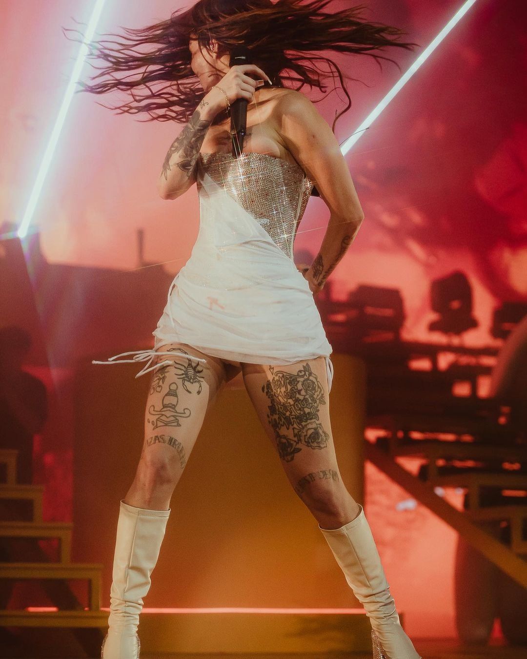 Así se vistió La Joaqui para el Luna Park / Instagram