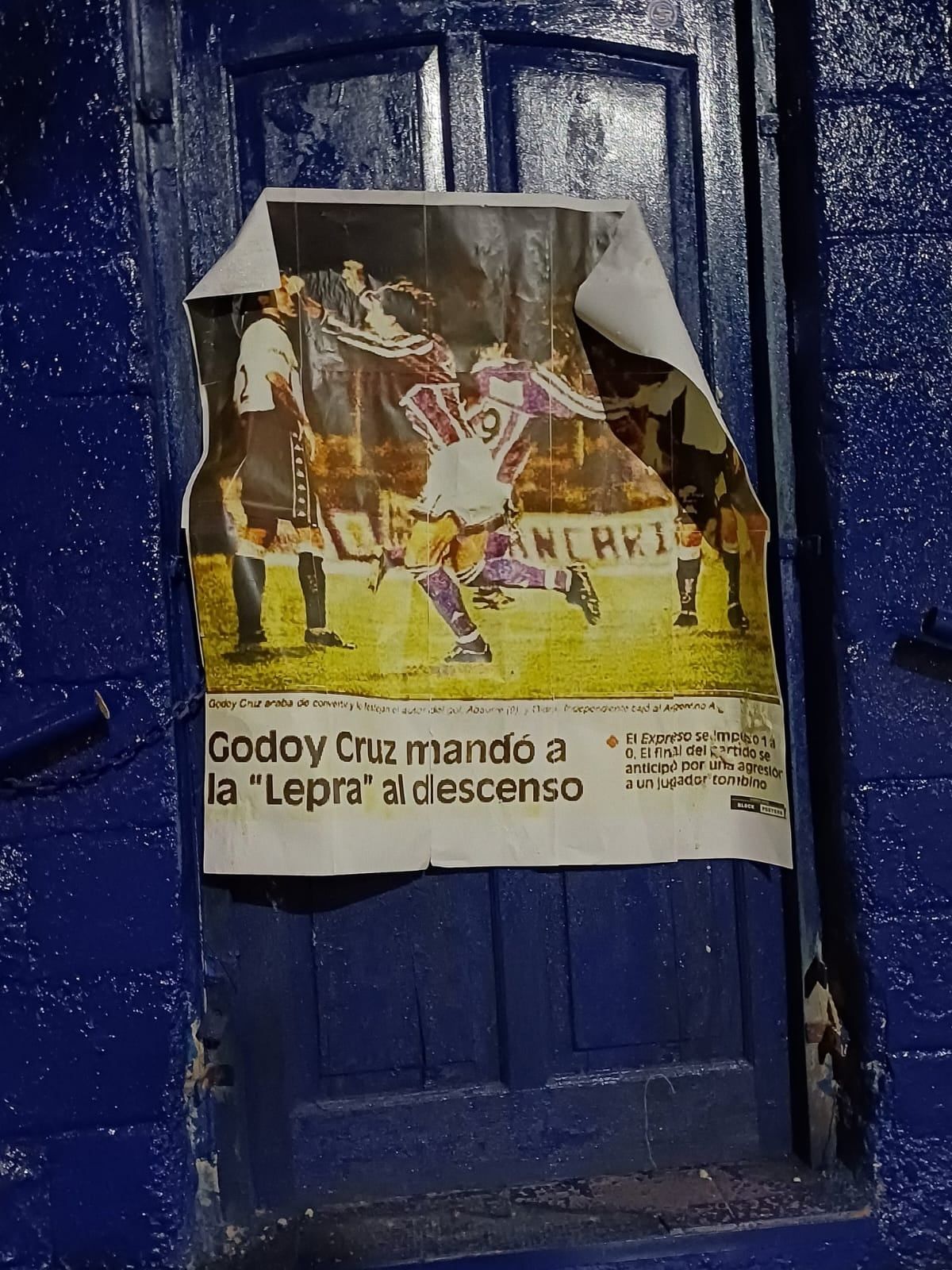 El recordatorio al día del descenso de la Lepra