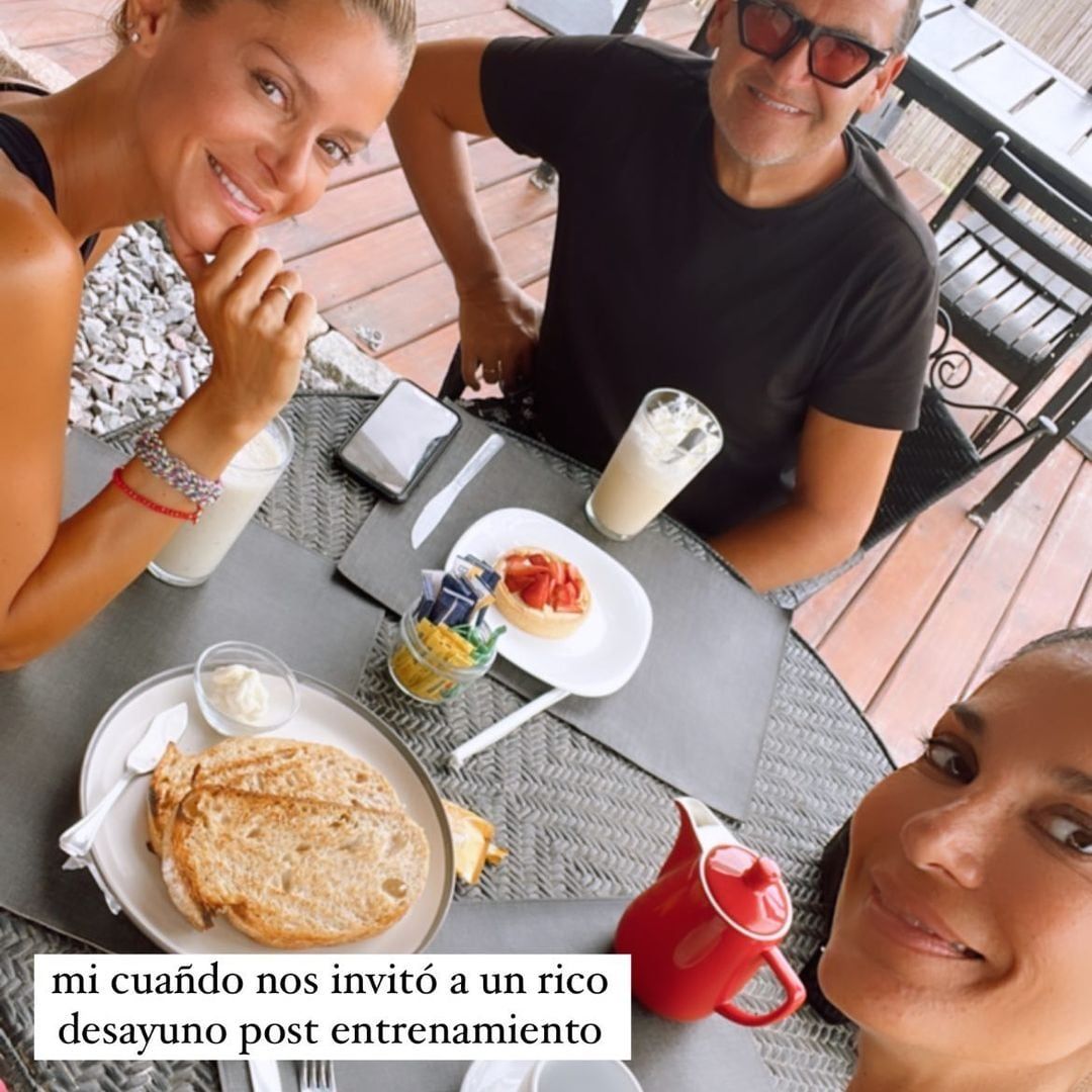 Silvian Escudero, tras el entrenamiento semanal