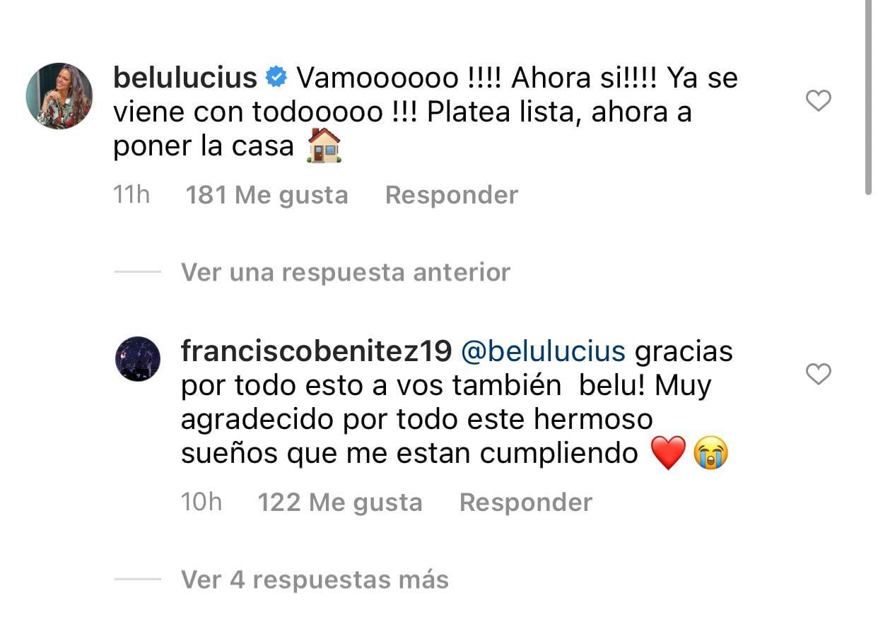 Francisco Benítez tuvo algunos problemas antes de recibir la casa que le regaló Belu Lucius.