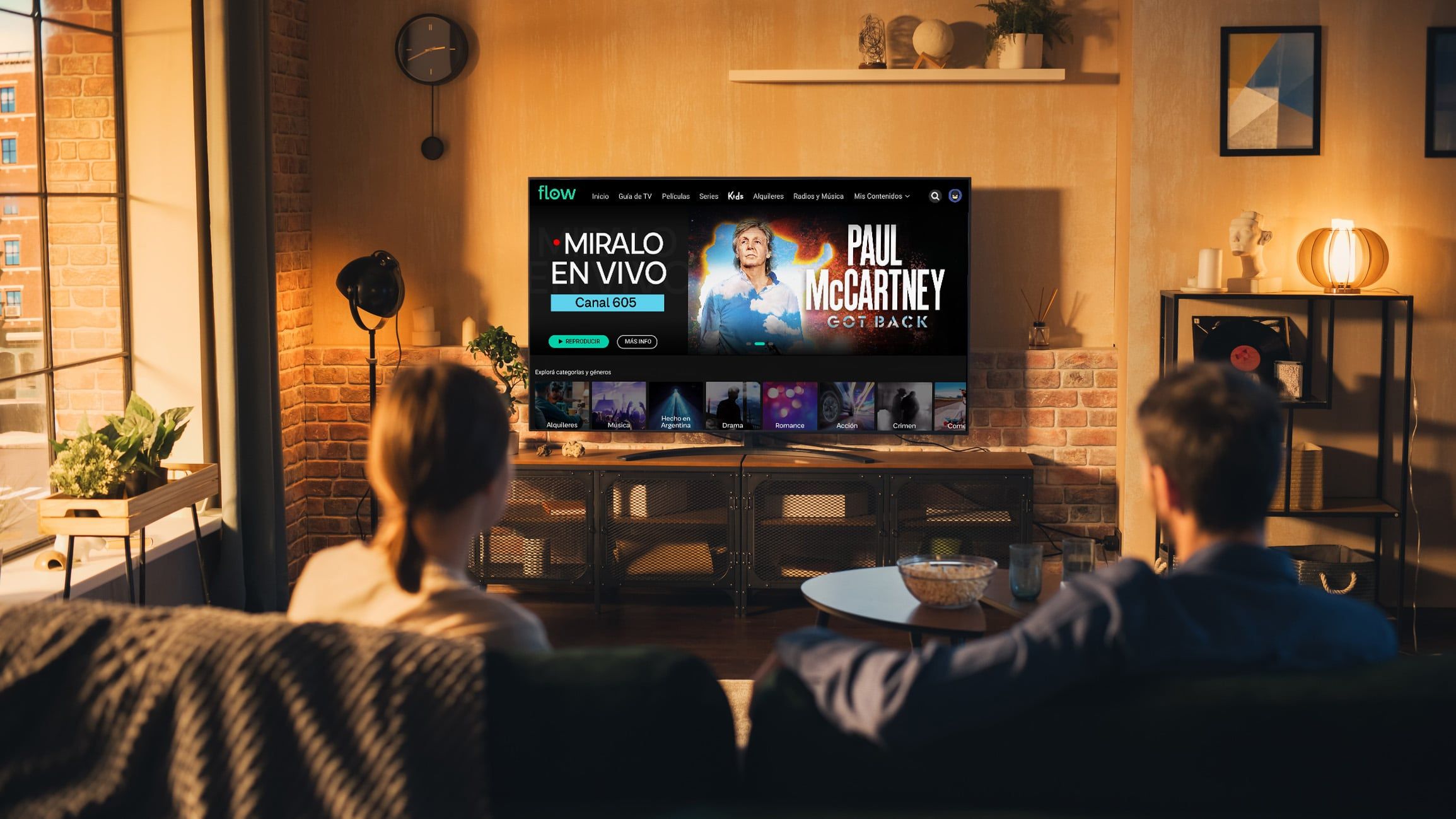 Flow transmitirá en vivo el show de Paul McCartney en River Plate.