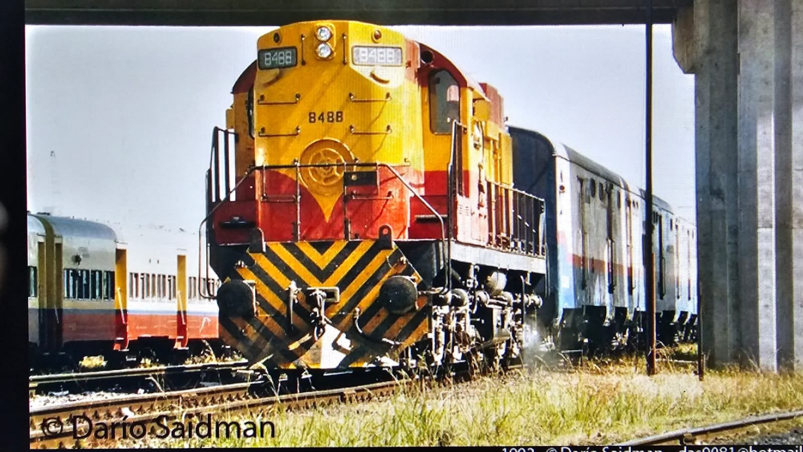 A 30 años del último tren regular que salió de Mendoza: “La gente no lo dejaba ir y salió una hora tarde”. Foto: Gentileza Darío Saidman.