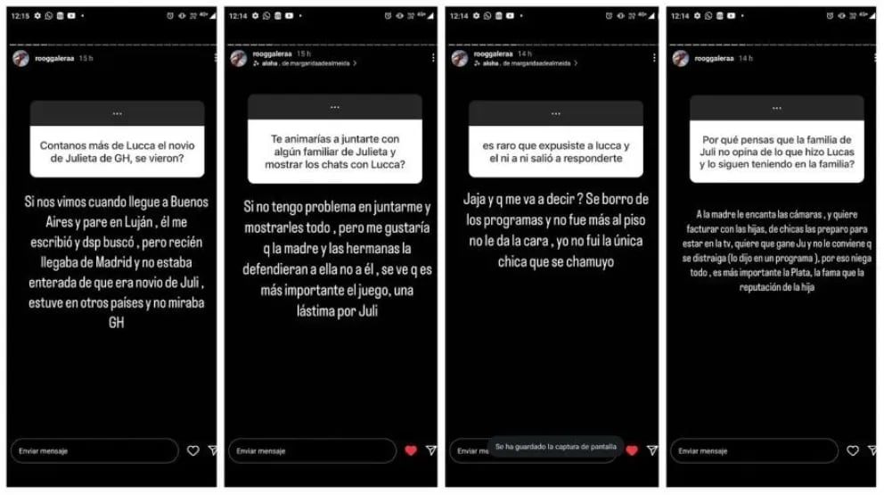 Este es el listado de hombres que han coqueteado con Rocío Galera