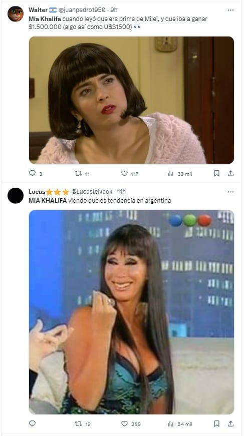 Los memes sobre el tuit con la foto de Mia Khalifa
