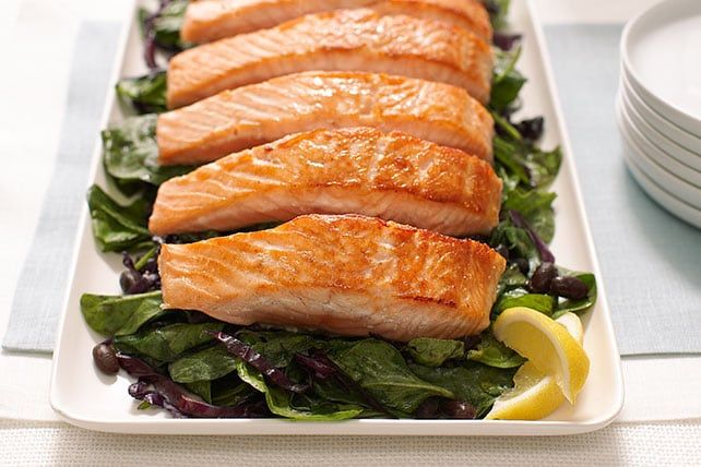 Salmón a la plancha, el plato favorito de Lali Espósito.(Web).