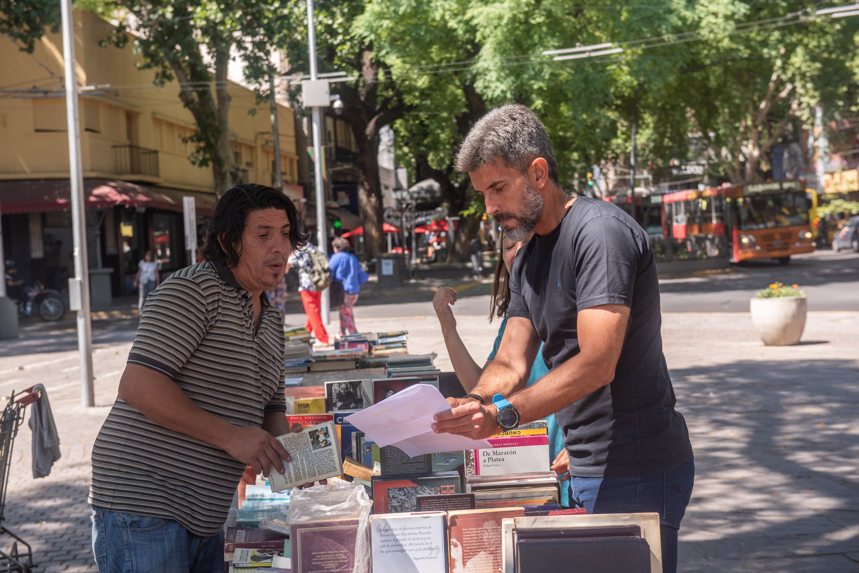Ulpiano Suarez recorrió el Portal Alameda en la previa al inicio de obras. Foto: Prensa Ciudad de Mendoza