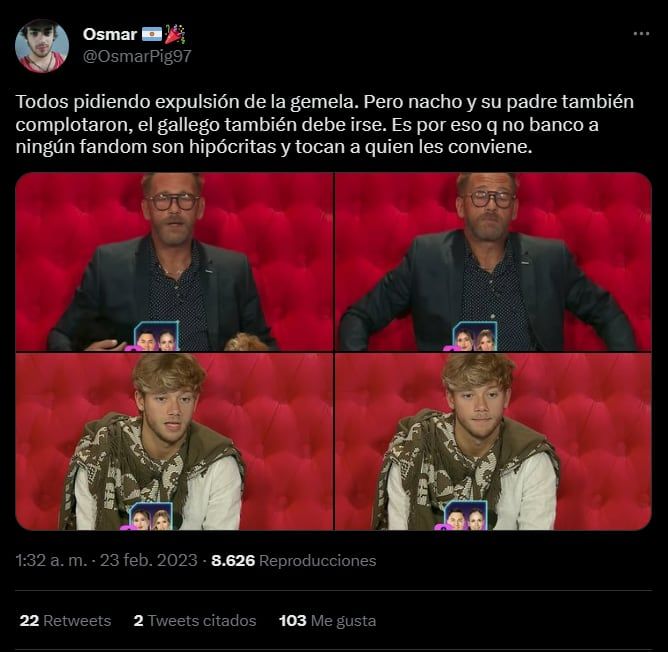 En las redes denuncian complot y piden expulsión de una familiar