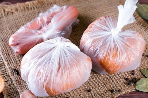 Cómo congelar las salchichas: usar bolsitas -