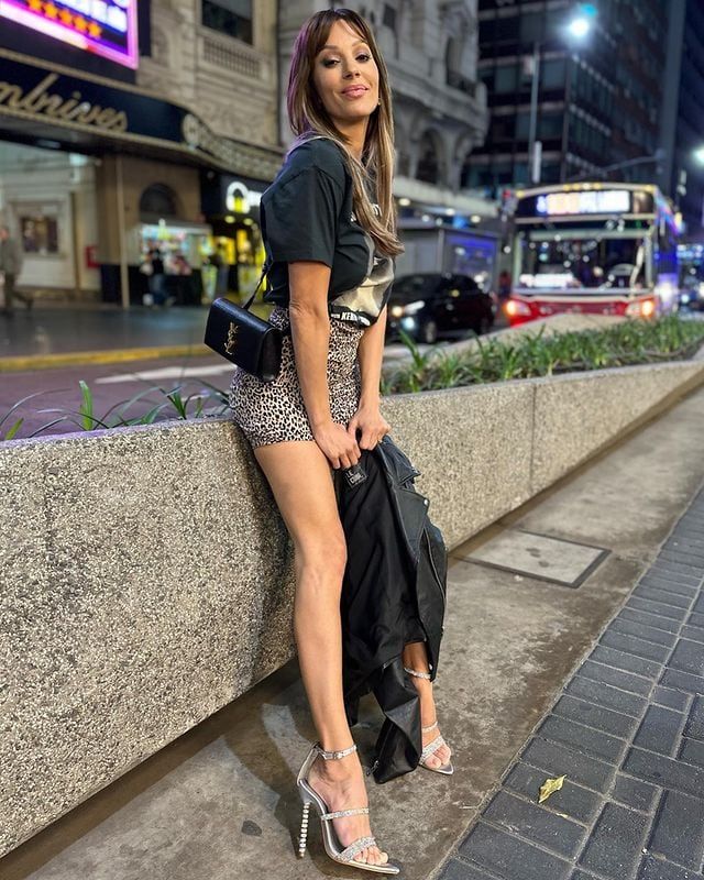 El look de noche de Noelia Marzol.