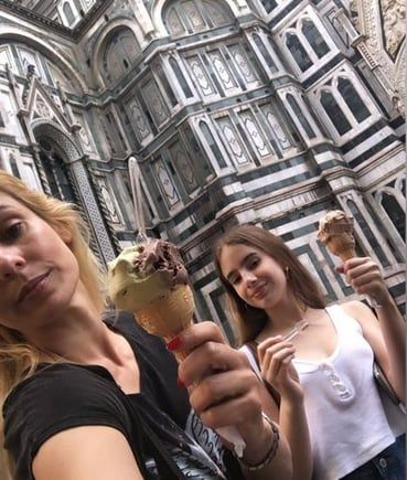 Julieta Cardinali y su hija Charo